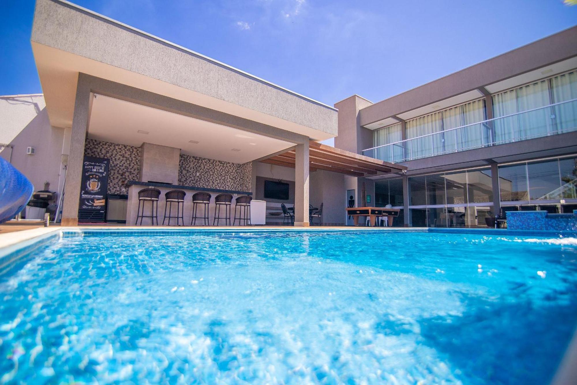 Casa de férias Sobrado Luxuoso C/ 3 E Piscina Quente *